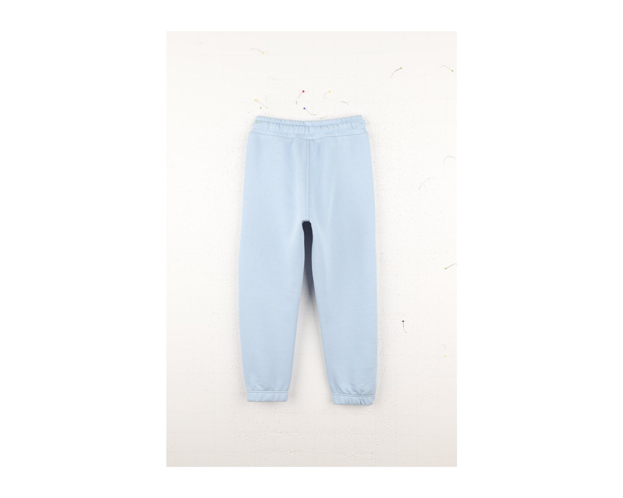 Pantalon à taille élastiquée - Bleu Oxford