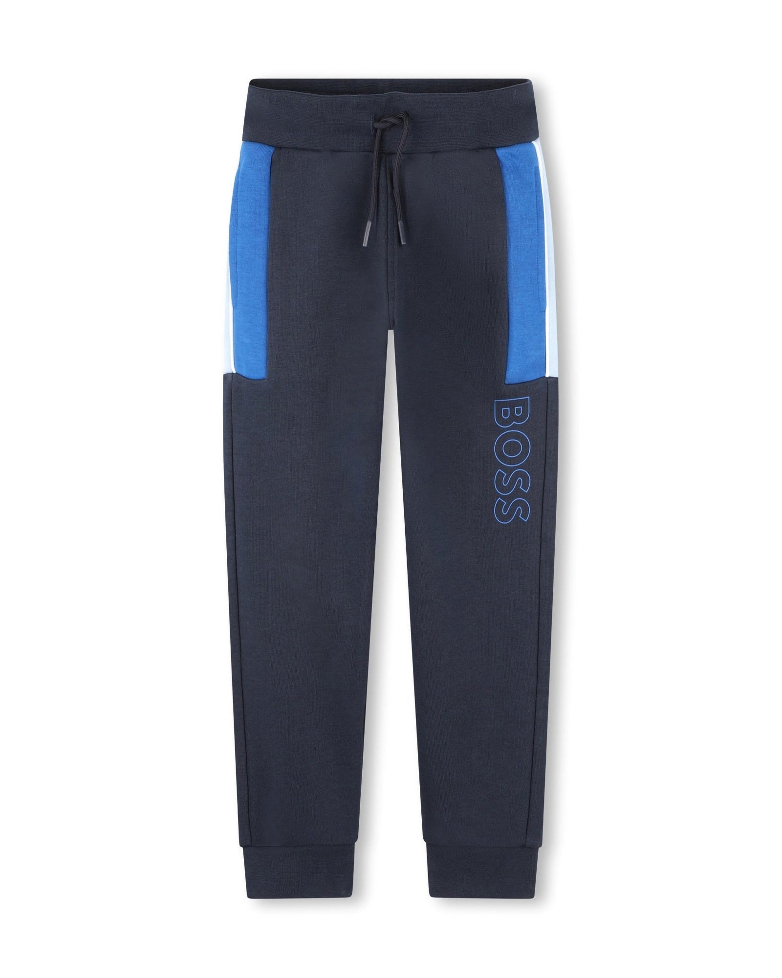 Pantalon à taille élastiquée - Bleu Cargo