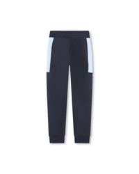 Pantalon à taille élastiquée - Bleu Cargo