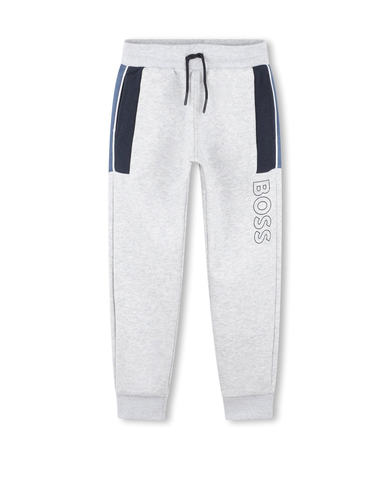 Pantalon à taille élastiquée - Gris Chiné