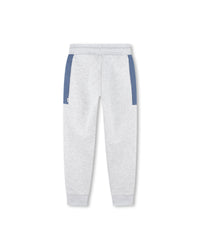 Pantalon à taille élastiquée - Gris Chiné