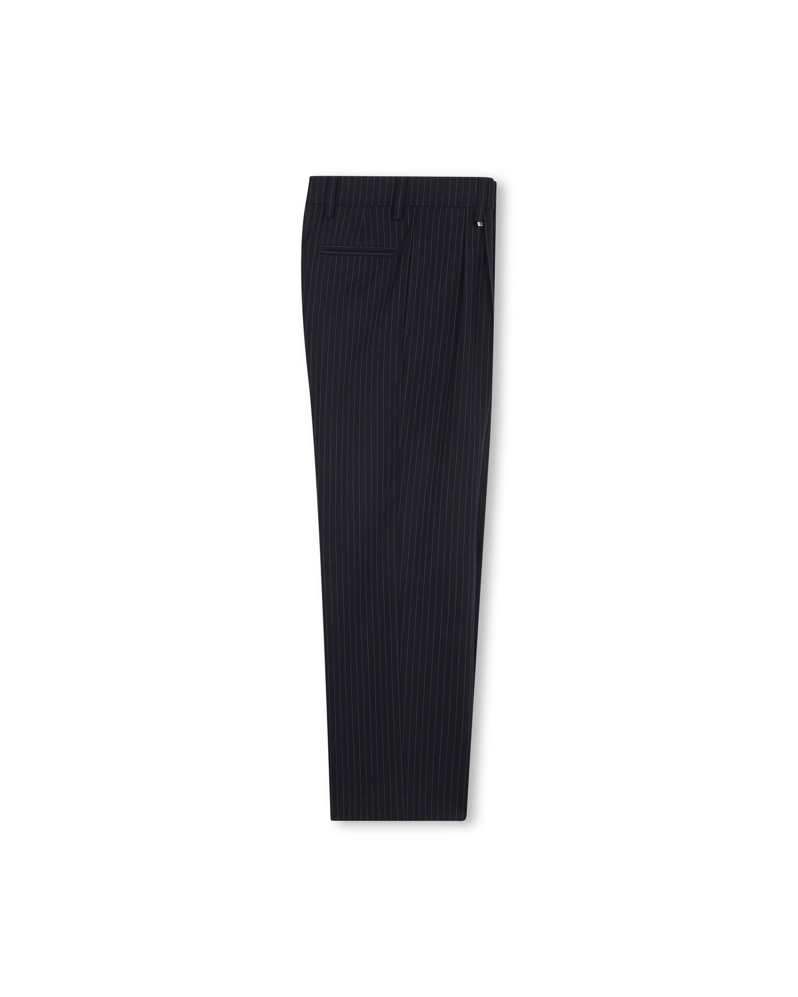 Pantalon de costume rayé - Bleu Cargo