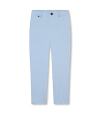 Pantalon de costume boutonné - Bleu Oxford