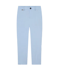 Pantalon de costume boutonné - Bleu Oxford