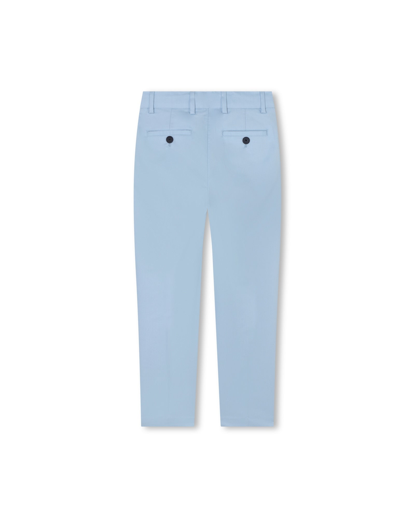 Pantalon de costume boutonné - Bleu Oxford