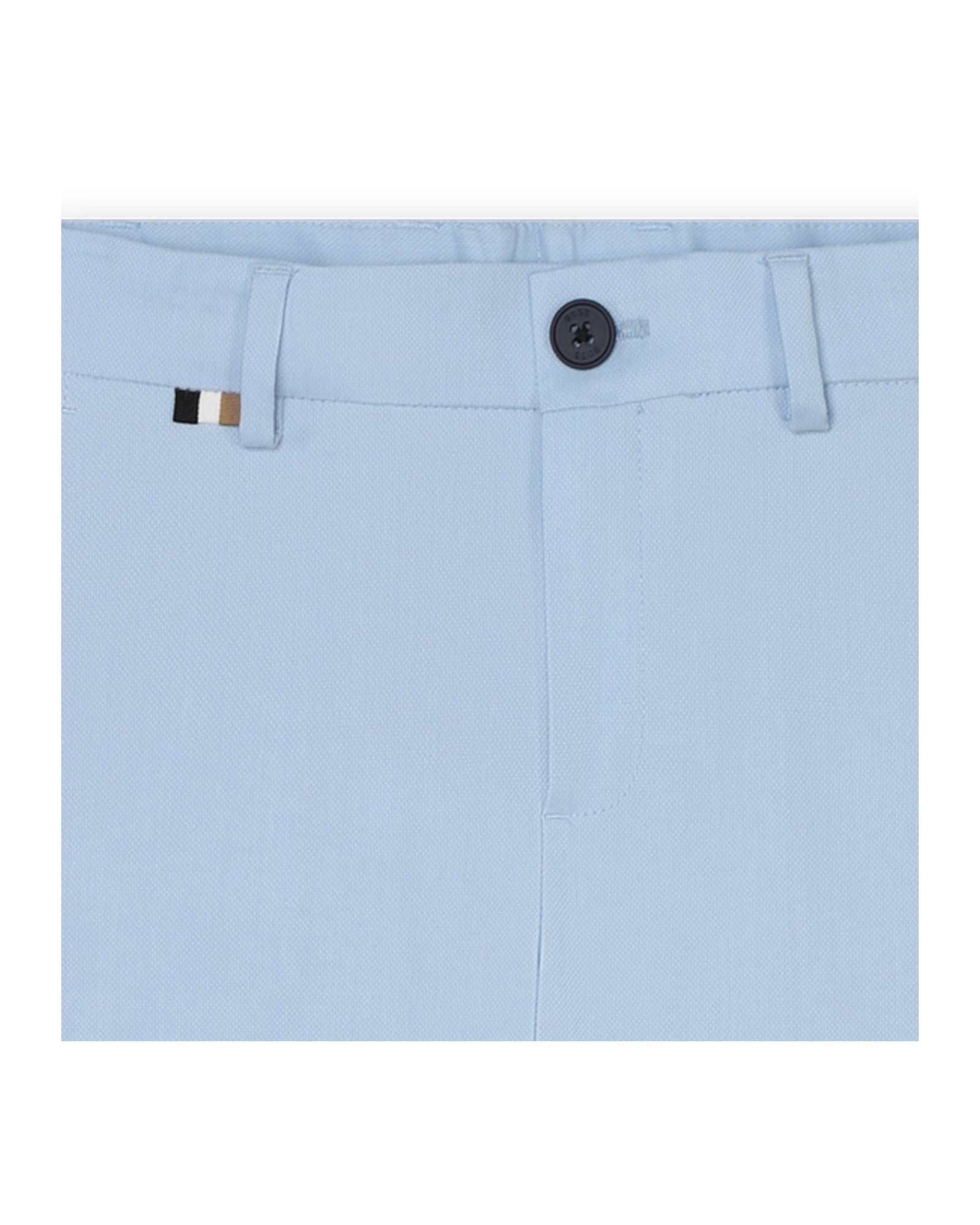 Pantalon de costume boutonné - Bleu Oxford