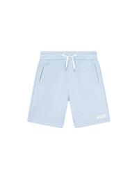 Bermuda de survêtement en molleton - Bleu Oxford