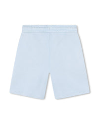 Bermuda de survêtement en molleton - Bleu Oxford