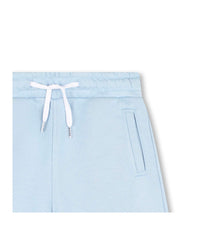 Bermuda de jogging en molleton - Bleu Oxford