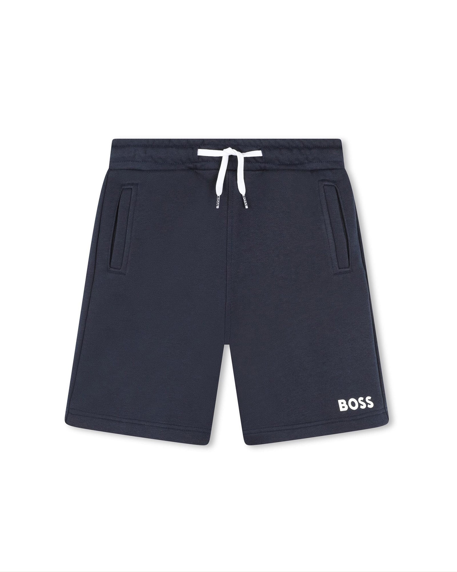 Bermuda de jogging en molleton - Bleu Cargo