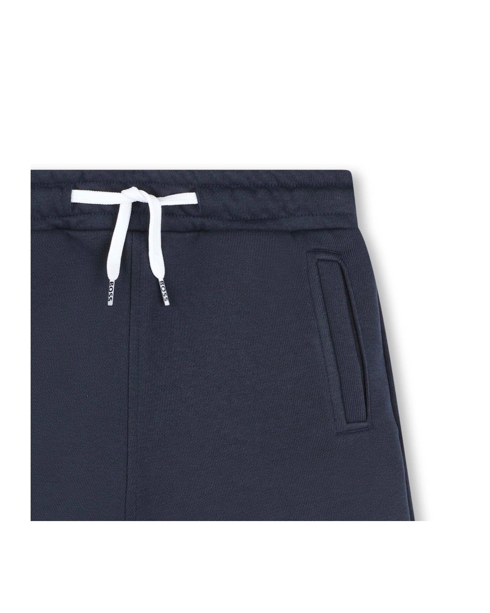 Bermuda de jogging en molleton - Bleu Cargo