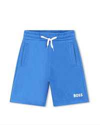 Bermuda de jogging en molleton - Bleu Vif