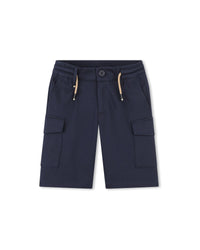 Bermuda avec cordon de serrage - Bleu Cargo