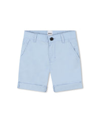Twill chino shorts - Oxford blue