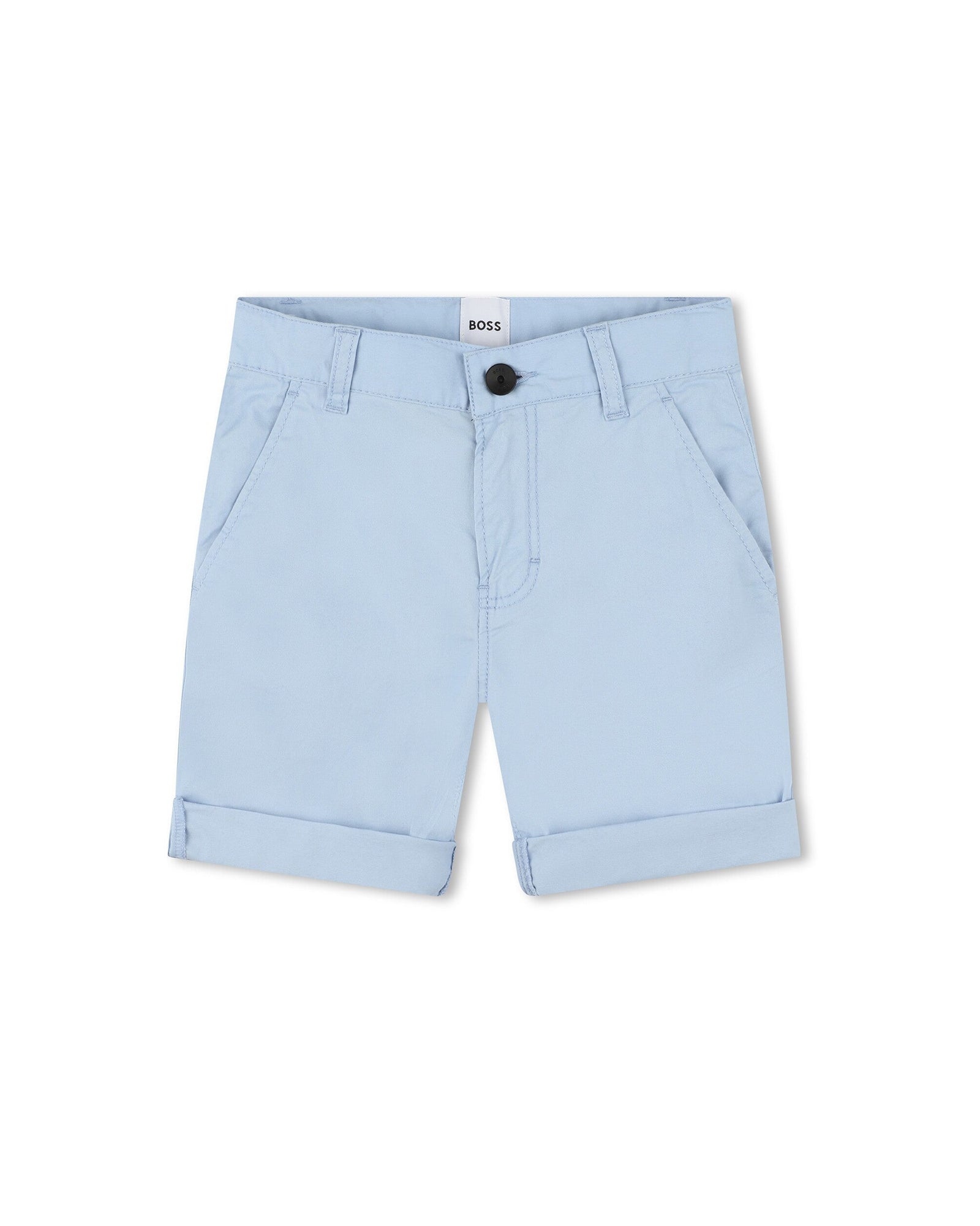 Twill chino shorts - Oxford blue