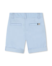 Twill chino shorts - Oxford blue