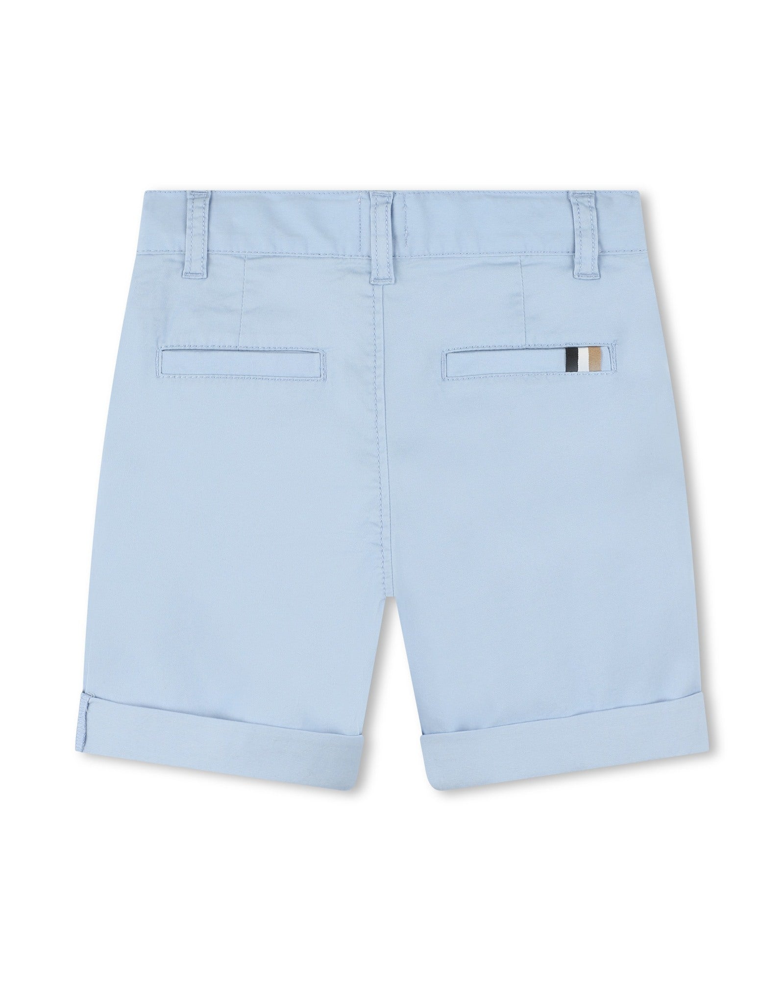Twill chino shorts - Oxford blue
