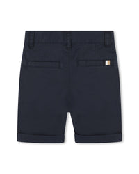 Bermuda chino en sergé - Bleu Cargo