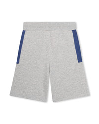 Bermuda en molleton - Gris Chiné