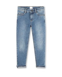 Pantalon à poches en denim - Stone