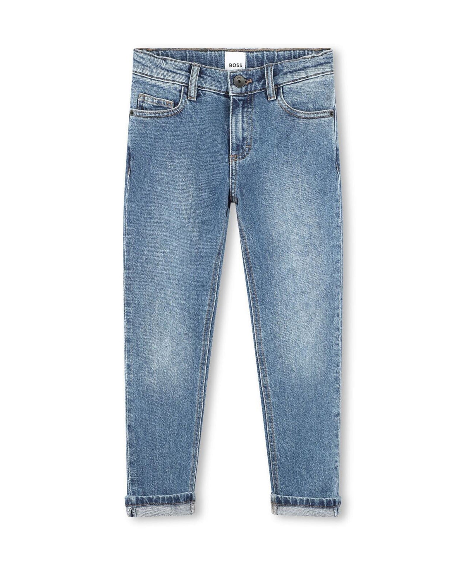 Pantalon à poches en denim - Stone