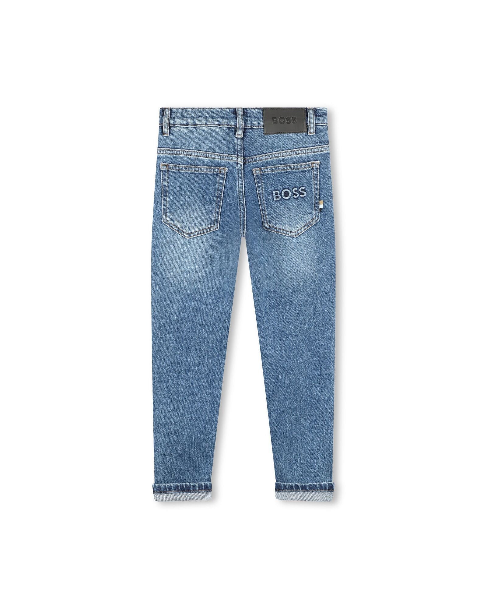 Pantalon à poches en denim - Stone