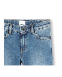Pantalon à poches en denim - Stone