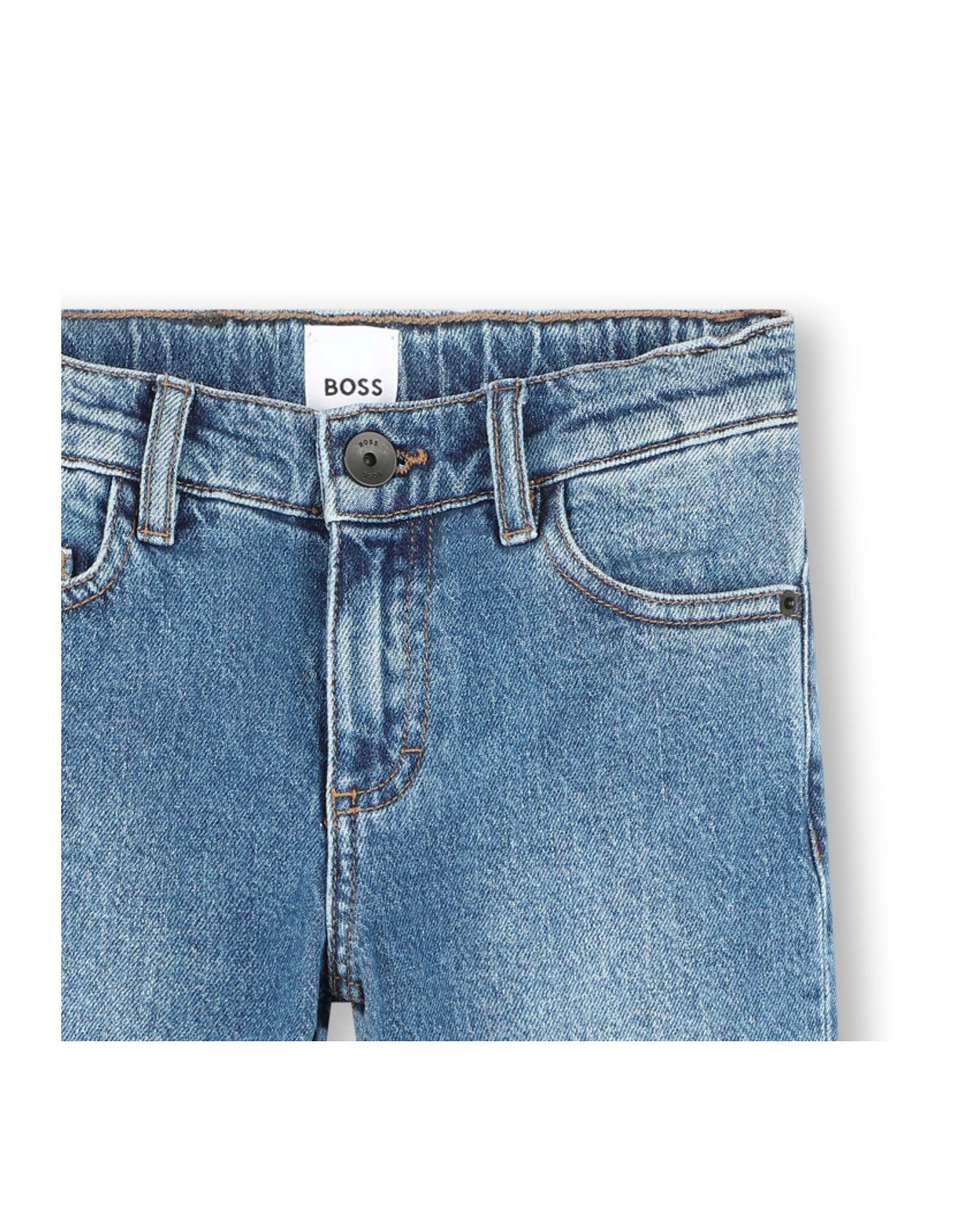 Pantalon à poches en denim - Double Stone