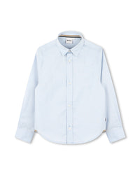Chemise à manches longues en coton - Faded Blue