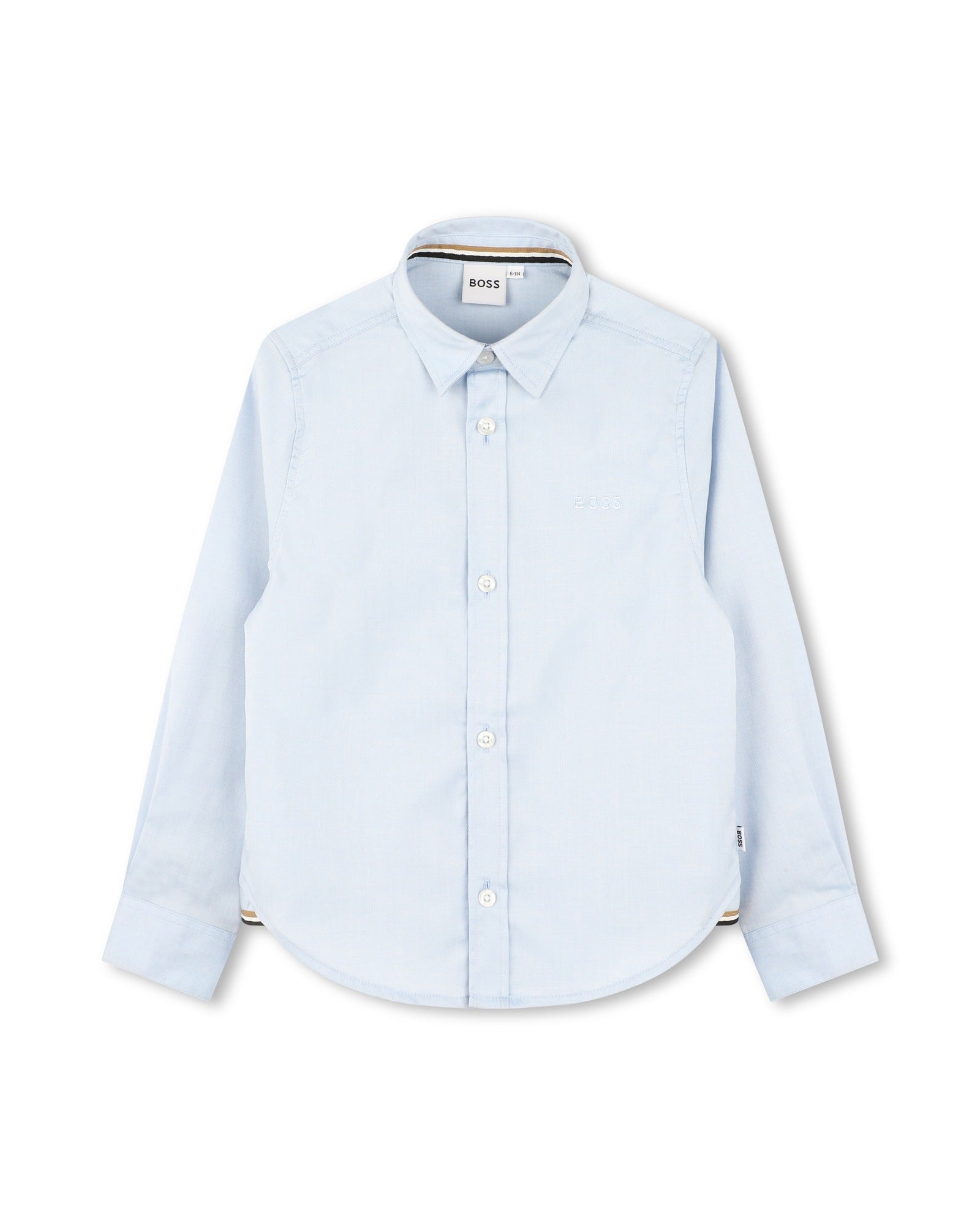 Chemise à manches longues en coton - Faded Blue
