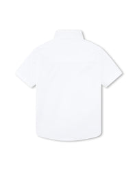 Chemise à manches courtes - Blanc