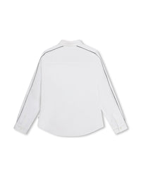 Chemise à manches longues en coton - Blanc