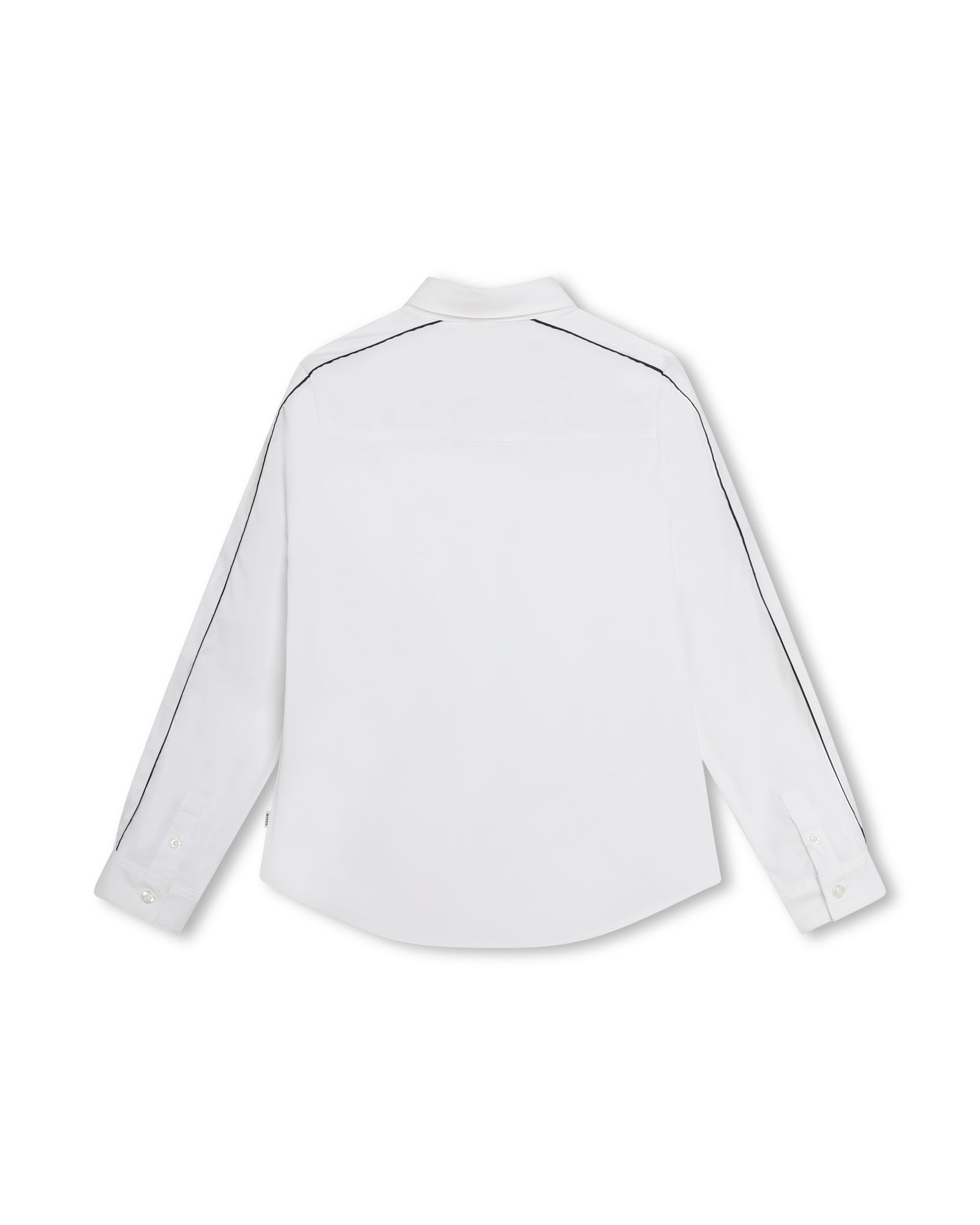 Chemise à manches longues en coton - Blanc