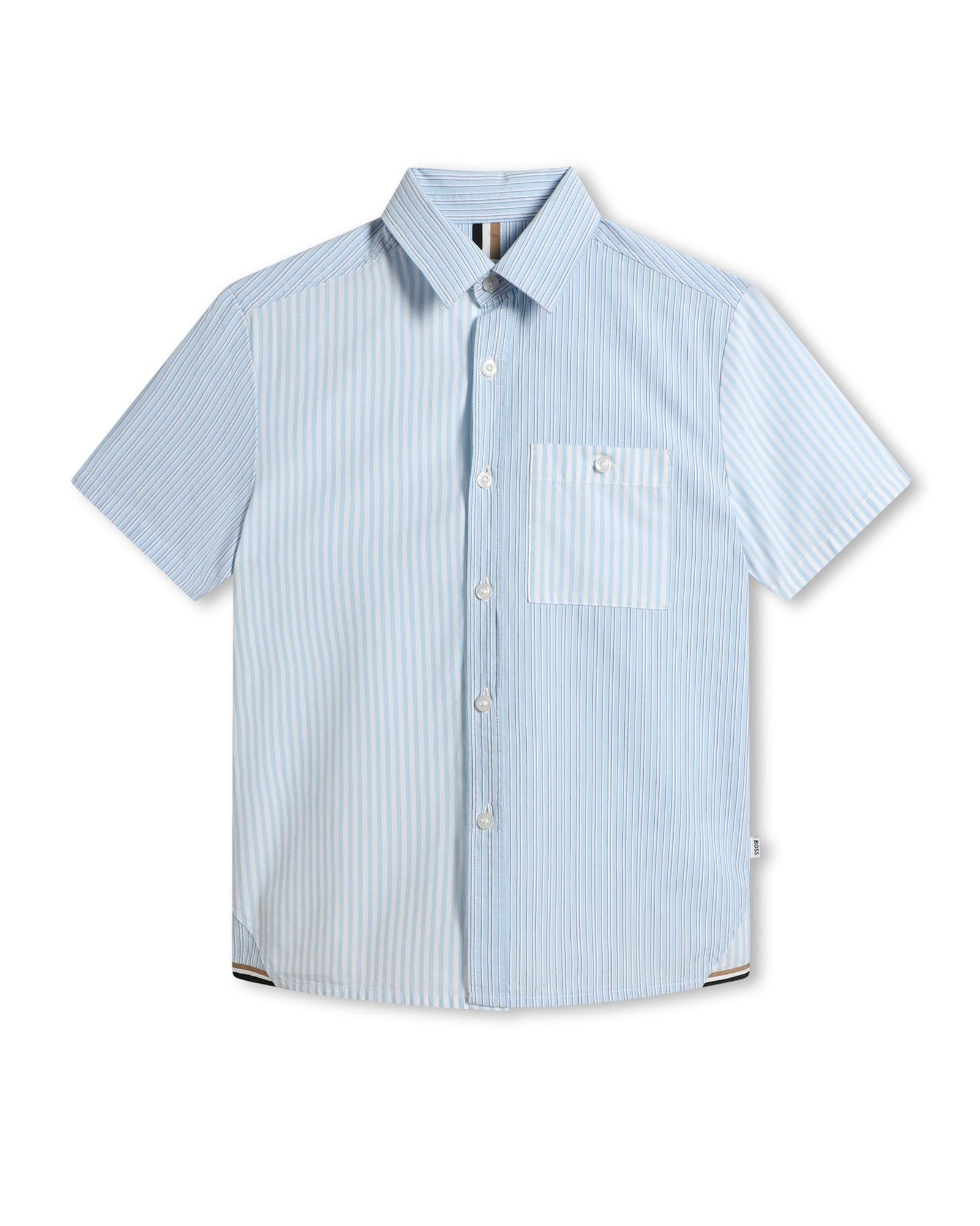 Chemise à manches courtes - Bleu