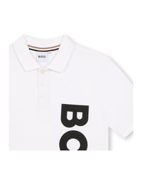 Polo à manches courtes - Blanc