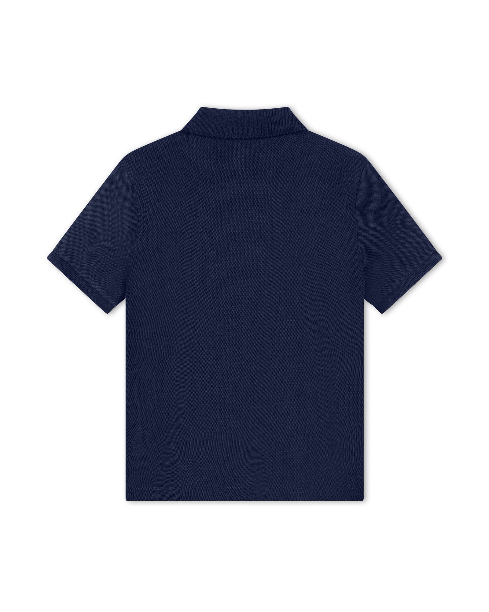 Polo à manches courtes en coton - Bleu Cargo