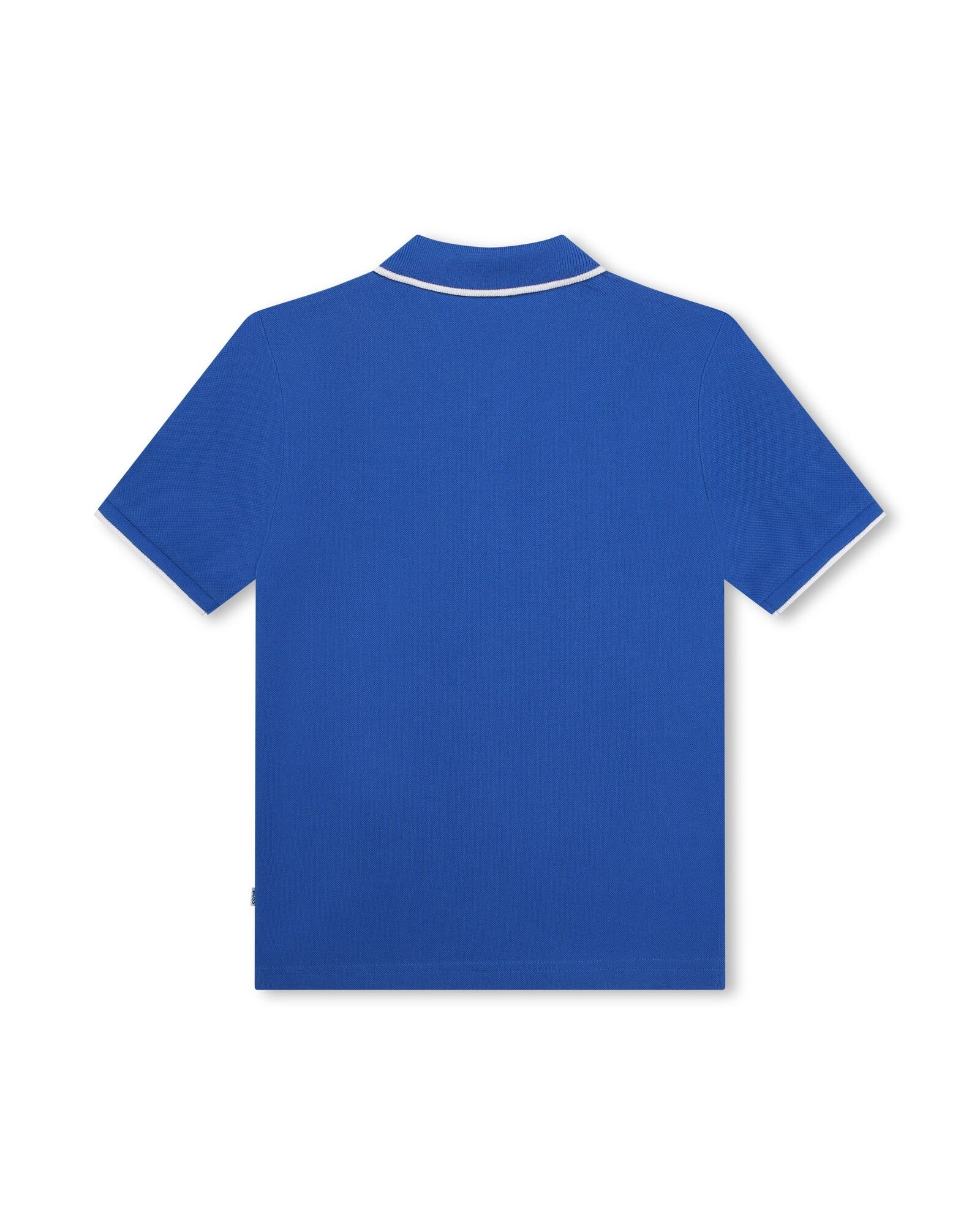 Polo à manches courtes en coton - Bleu Vif