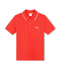 Polo à manches courtes - Rouge Vif