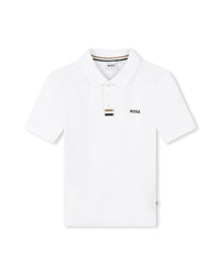 Polo à manches courtes - Blanc
