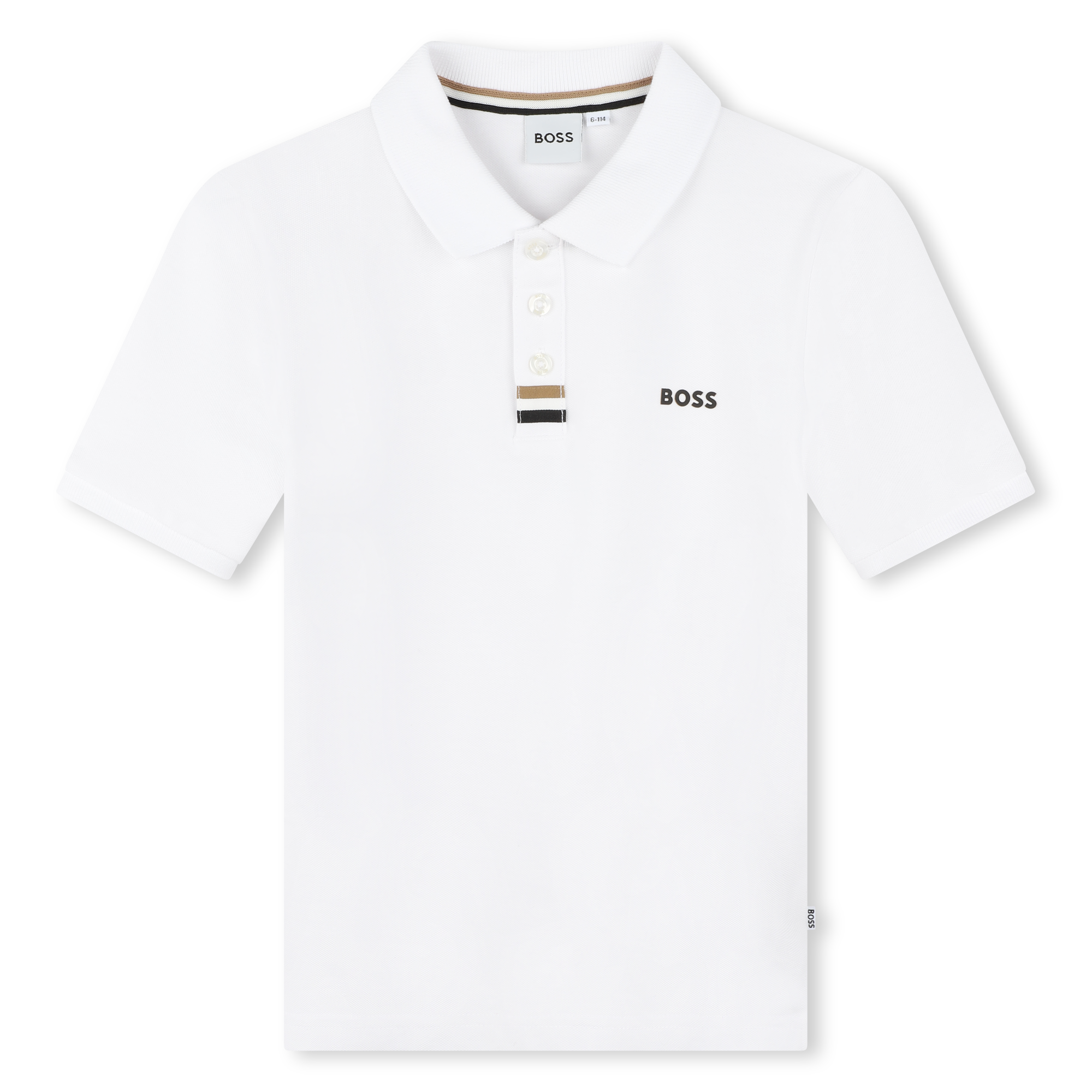 Polo à manches courtes - Blanc