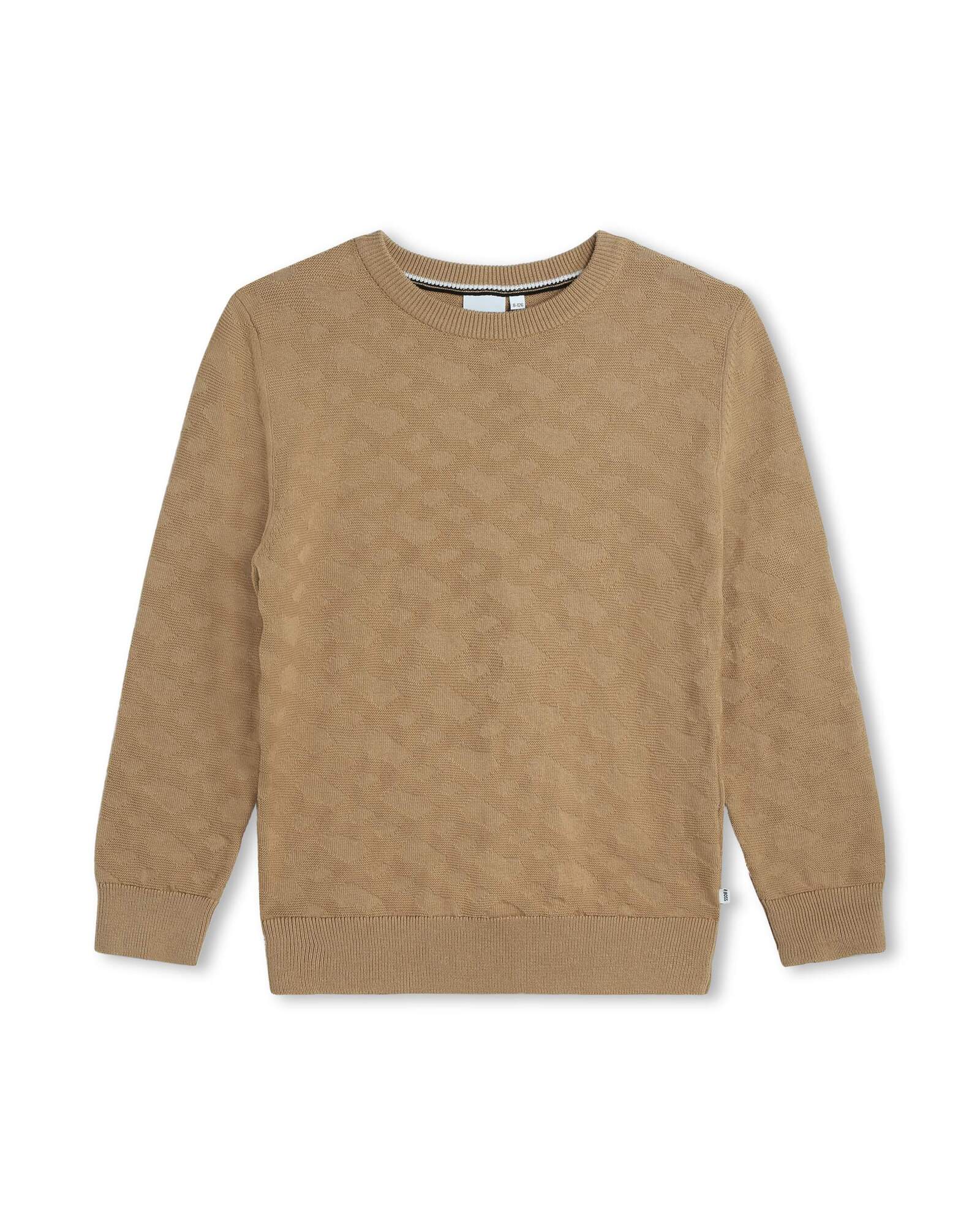 Pull en tricot avec monogramme imprimé - Cookie