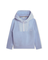 Sweatshirt à capuche - Bleu Oxford