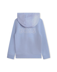 Sweatshirt à capuche - Bleu Oxford