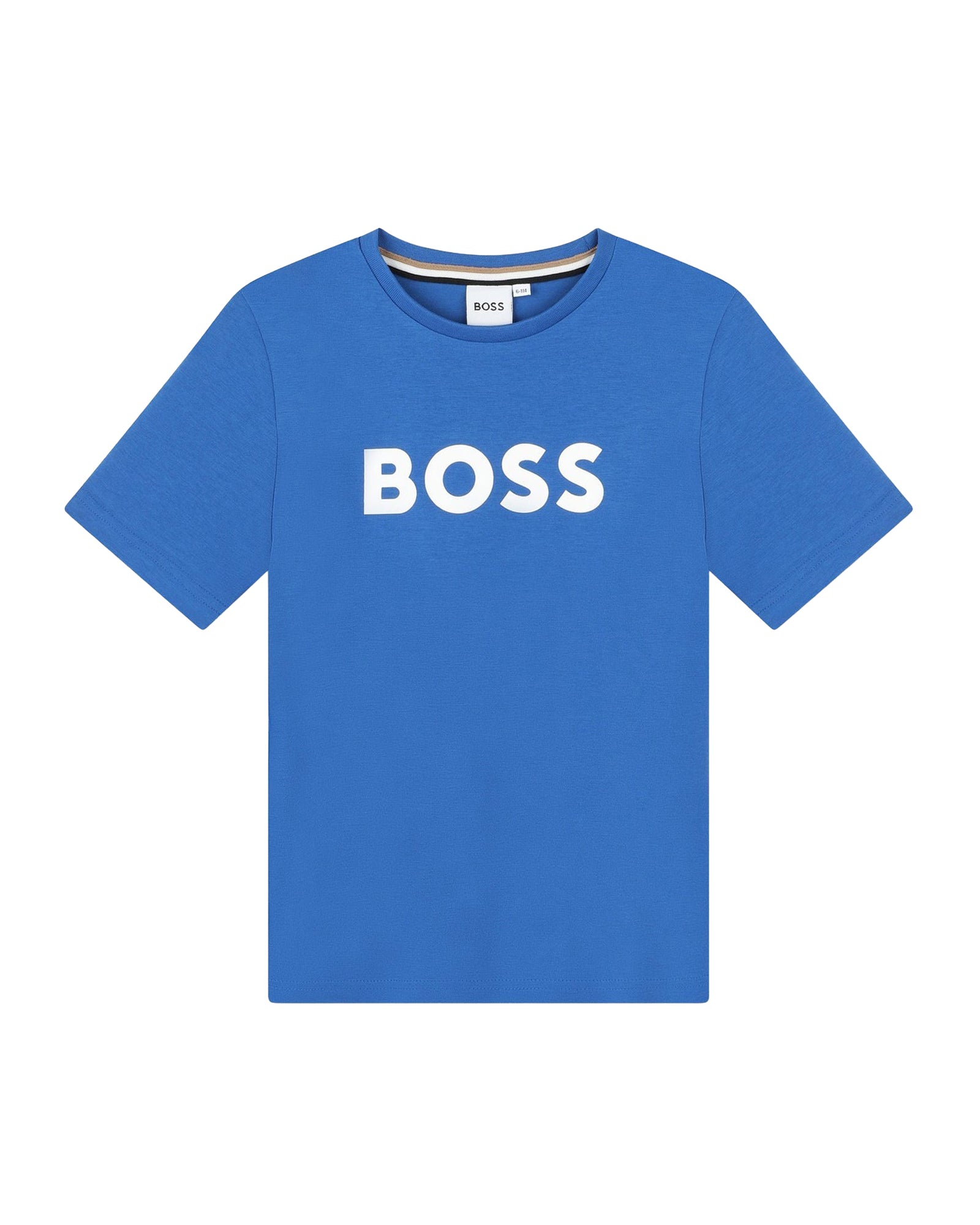 T-shirt à manches courtes en coton - Bleu Vif