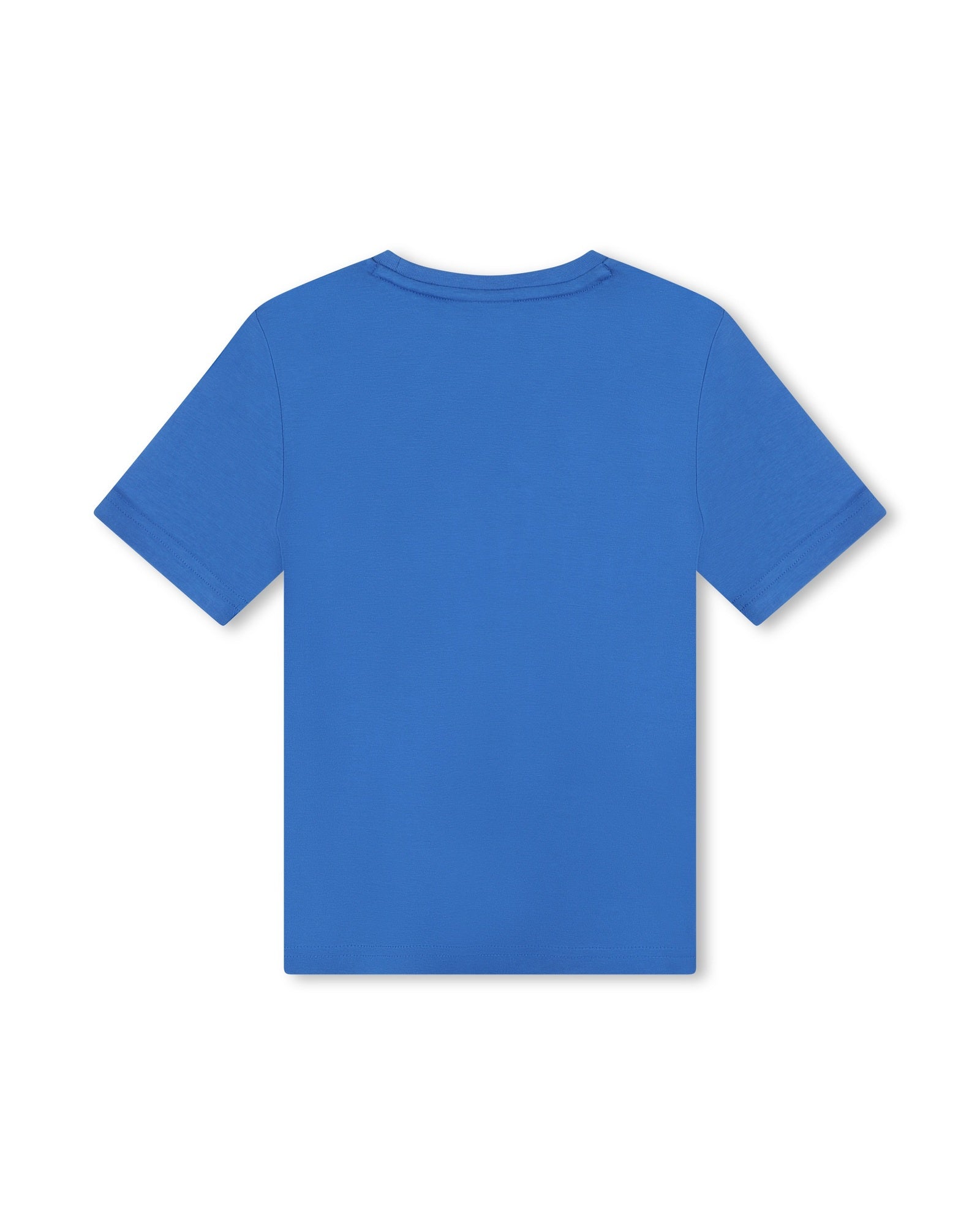 T-shirt à manches courtes en coton - Bleu Vif
