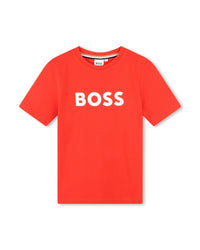 T-shirt à manches courtes en coton - Rouge Vif