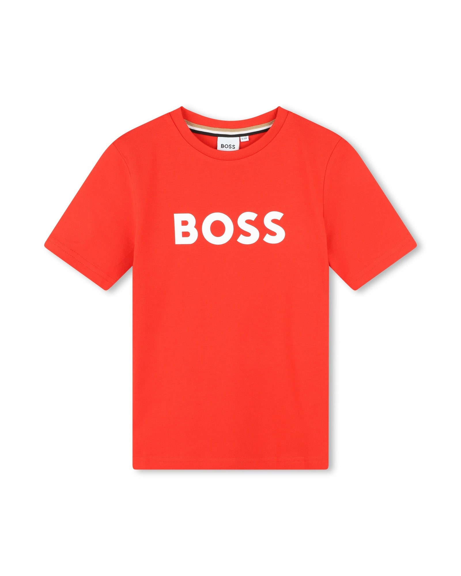 T-shirt à manches courtes en coton - Rouge Vif
