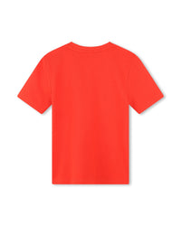 T-shirt à manches courtes en coton - Rouge Vif
