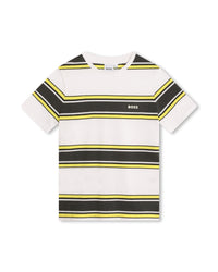 Short-sleeved T-shirt - White Yellow