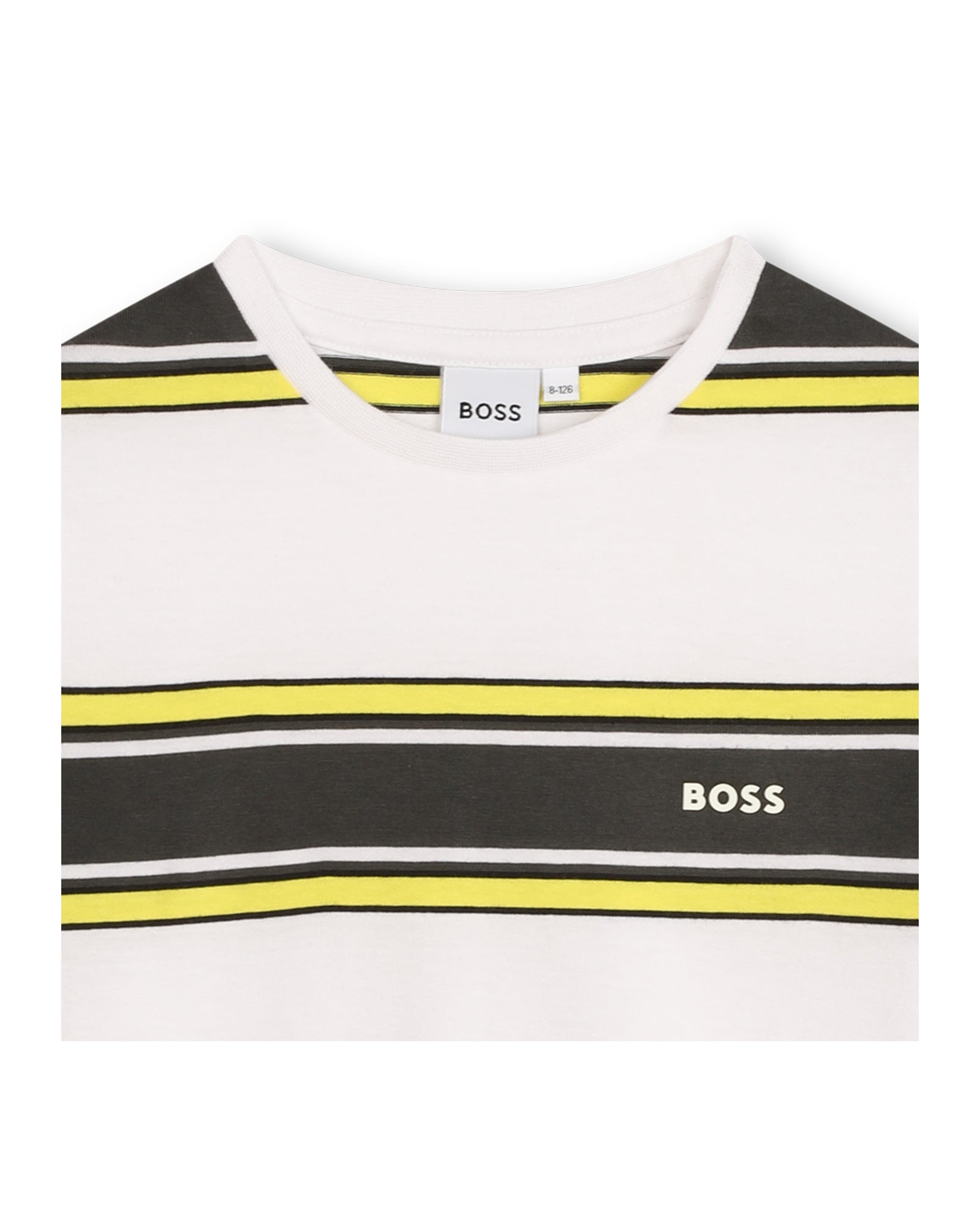 Short-sleeved T-shirt - White Yellow